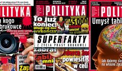 „Polityka” trzeci raz podobną okładką krytykuje prasę brukową
