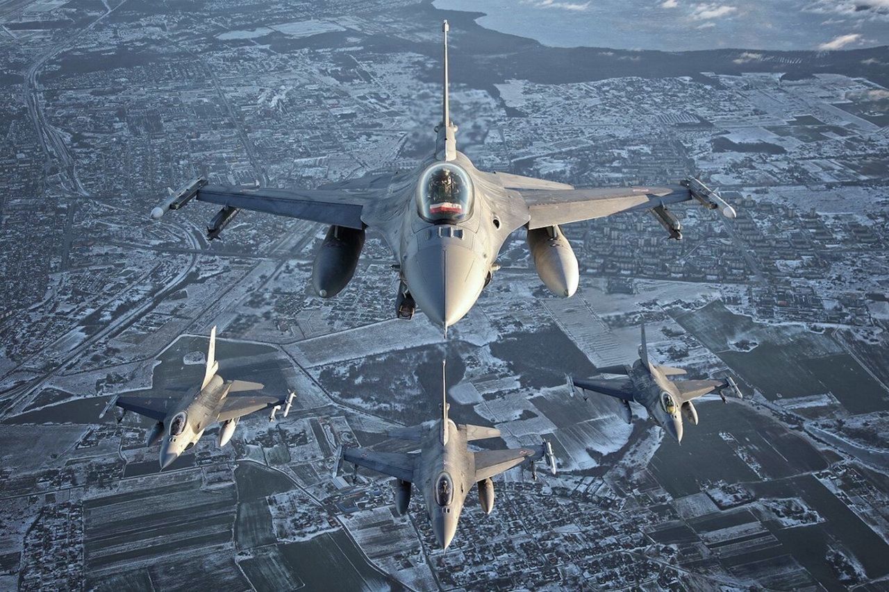 Polish F-16s will join the Baltic Air Policing from April.