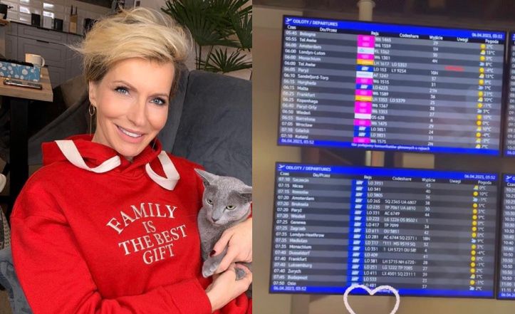 Paulina Smaszcz dodała relację z lotniska