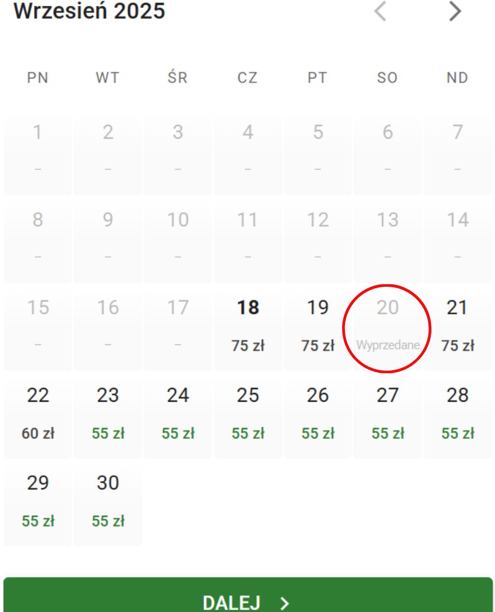 Bilety na sobotę zostały wyprzedane 