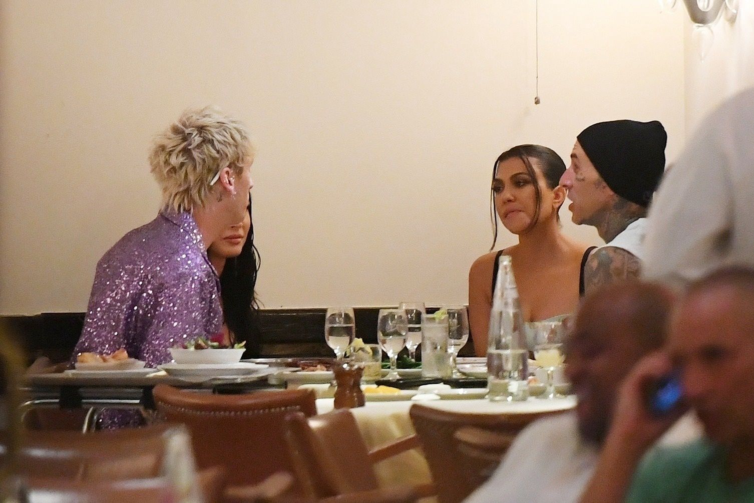 Kourtney Kardashian i Megan Fox na podwójnej randce z partnerami