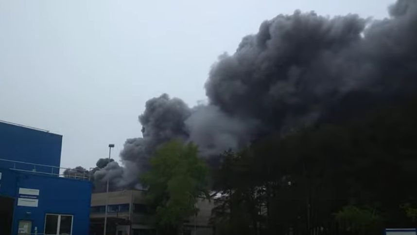 Pożar w Bełchatowie. PGE zabrała głos