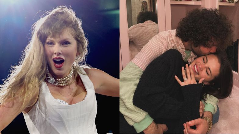 This is how Taylor Swift reacted to Selena Gomez's engagement.