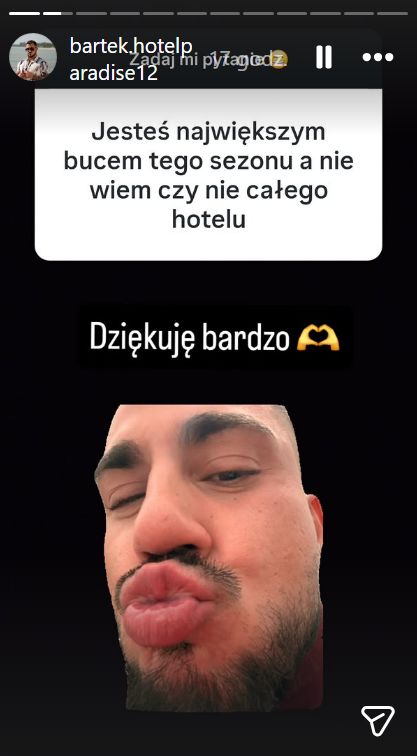 Bartek z "HP" odpowiada na złośliwy wpis internauty