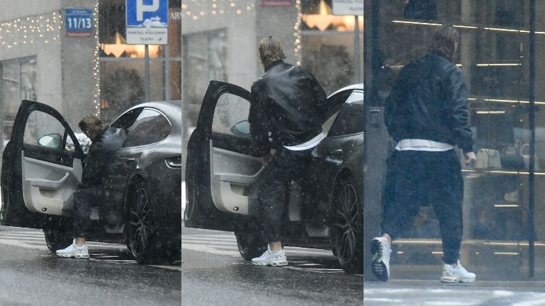 Sebastian Fabijański zaparkował na zakazie