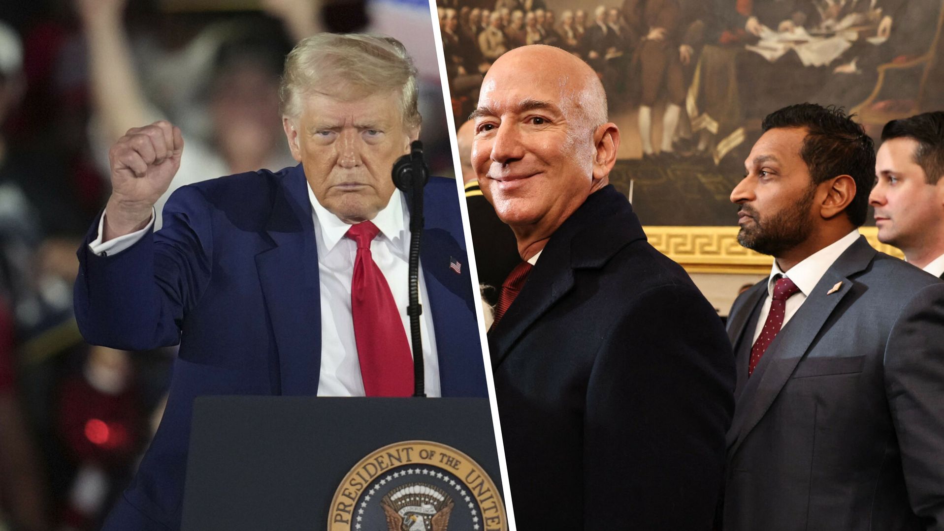 Bezos zmienił decyzję. Chwilę po telefonie od Trumpa