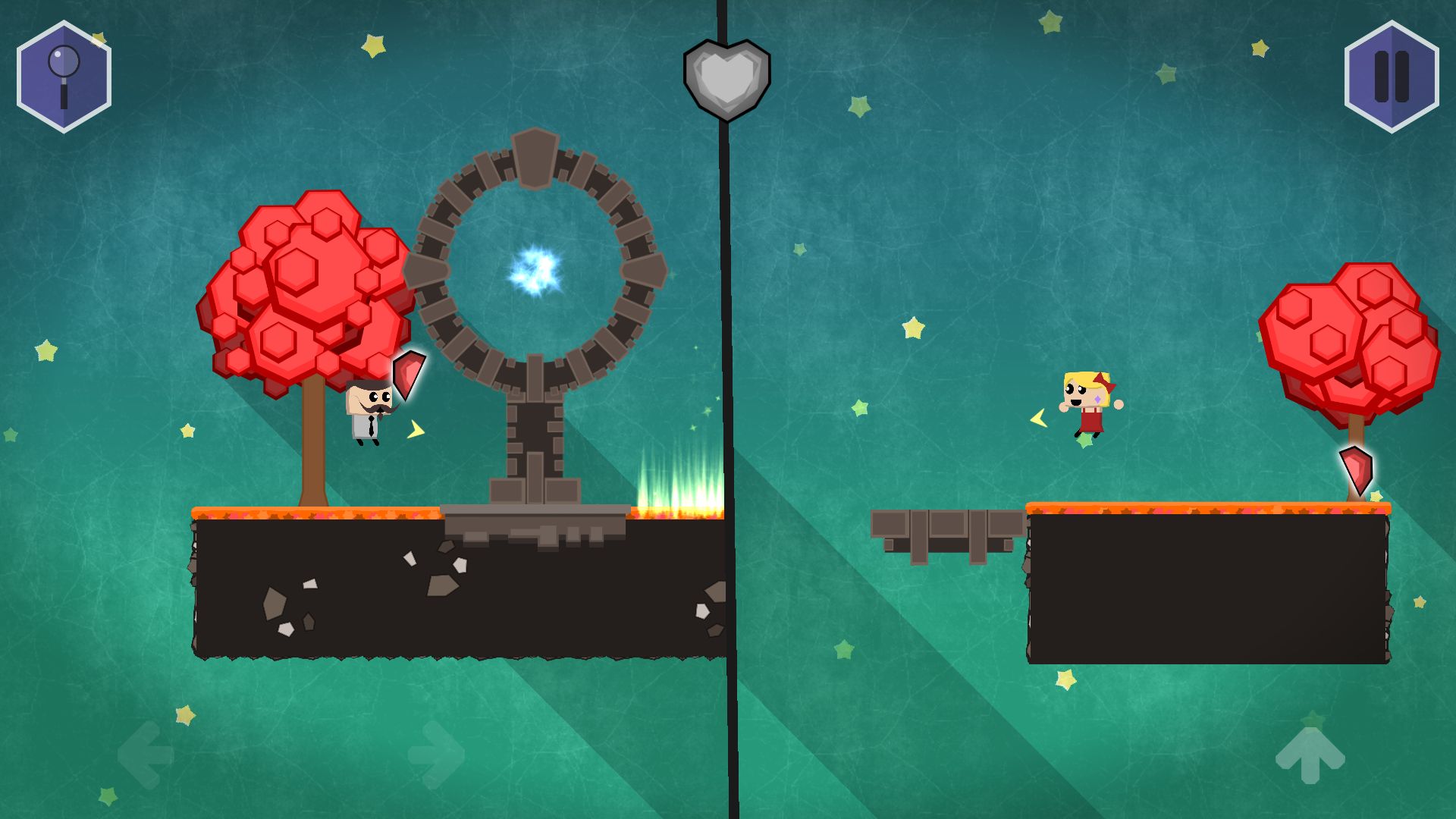 2 postacie jednocześnie i platformówka nabiera kolorów. Recenzja Staying Together 11