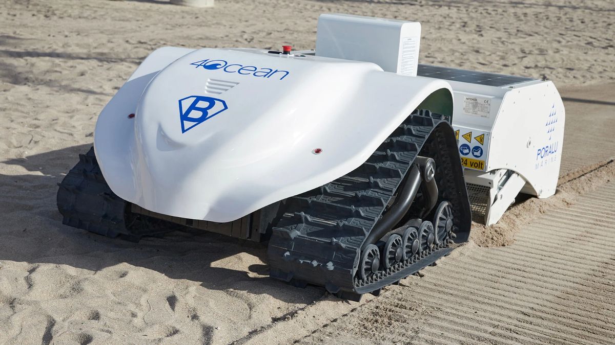 Ten robot czyści plaże. Innowacyjny sposób na pozbycie się odpadów 1