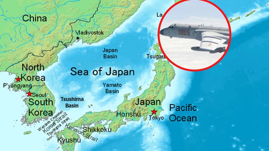 Chińskie i rosyjskie samoloty wojskowe pojawiły się w środę rano nad Morzem Japońskim, stawiając na nogi siły obronne Korei Południowej i Japonii 