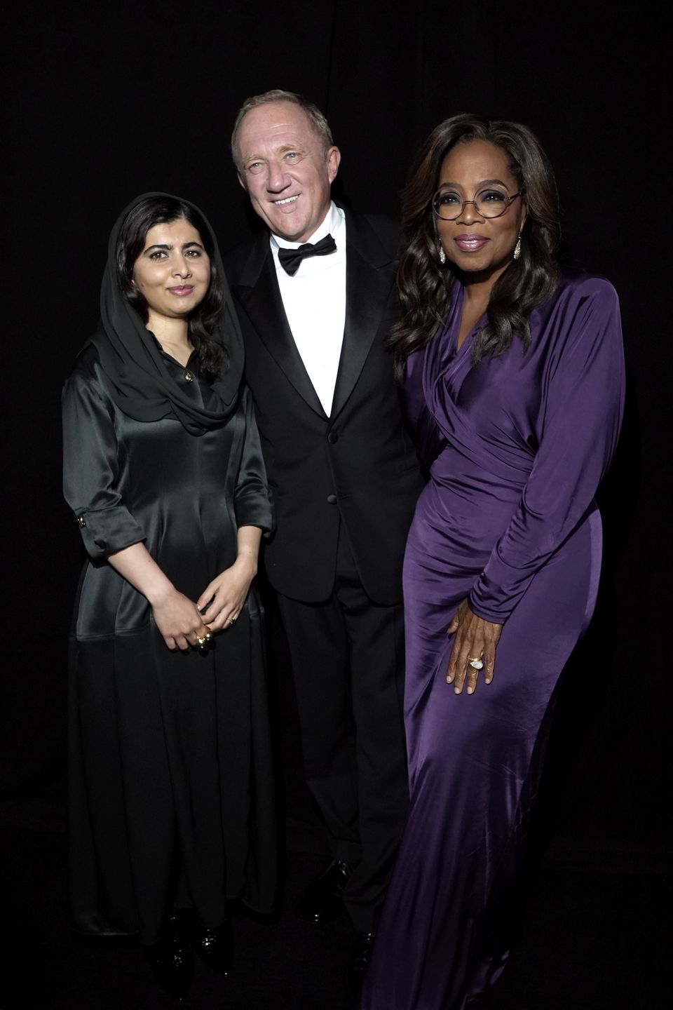 Malala Yousafzai, François-Henri Pinault, Oprah Winfrey