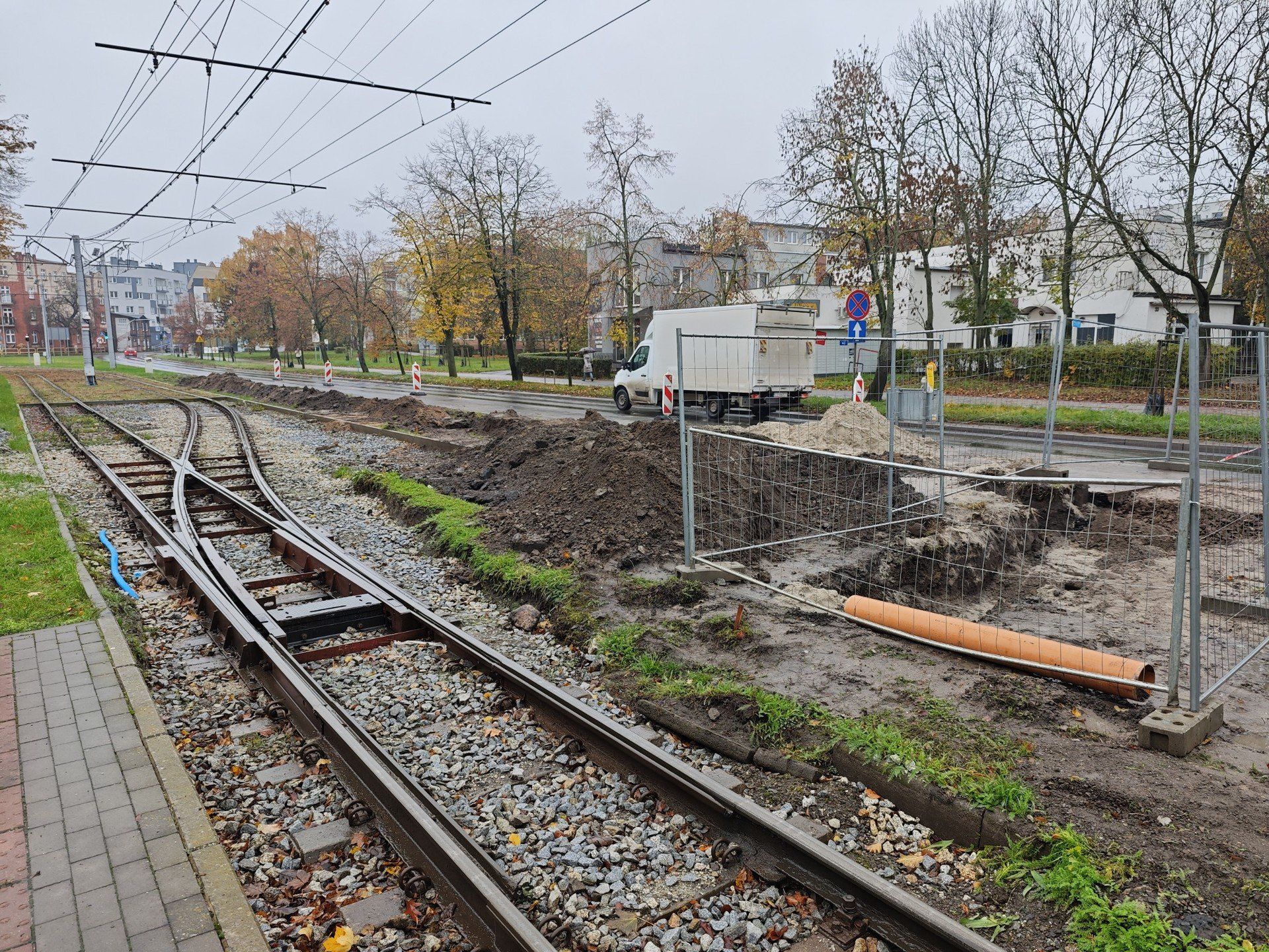Modernizacja torowiska tramwajowego na ulicy Kościuszki w Toruniu
