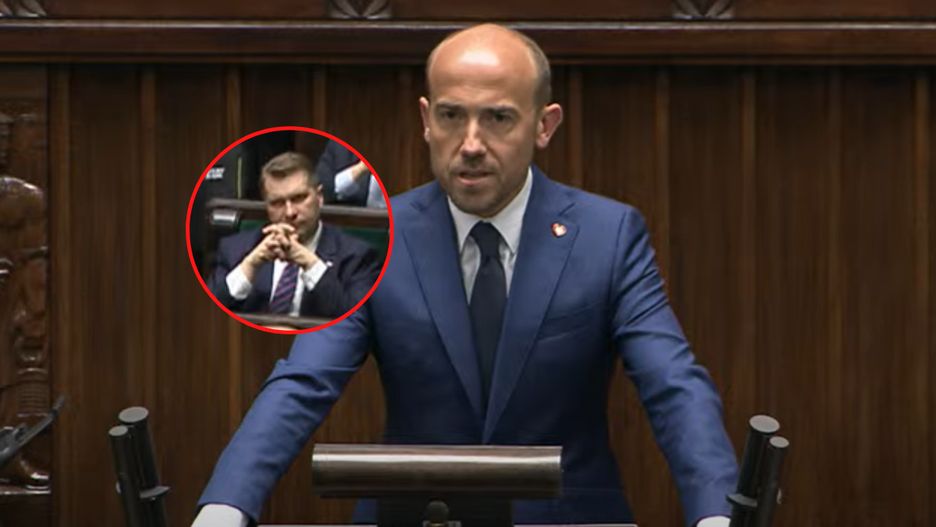 Występ Budki przerywał Czarnek