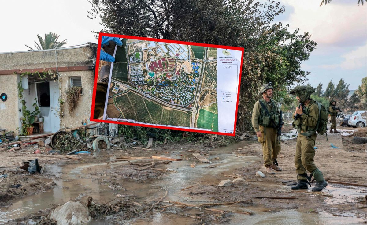 Mapy i dokumenty znaleziono przy zabitych napastnikach z Hamasu