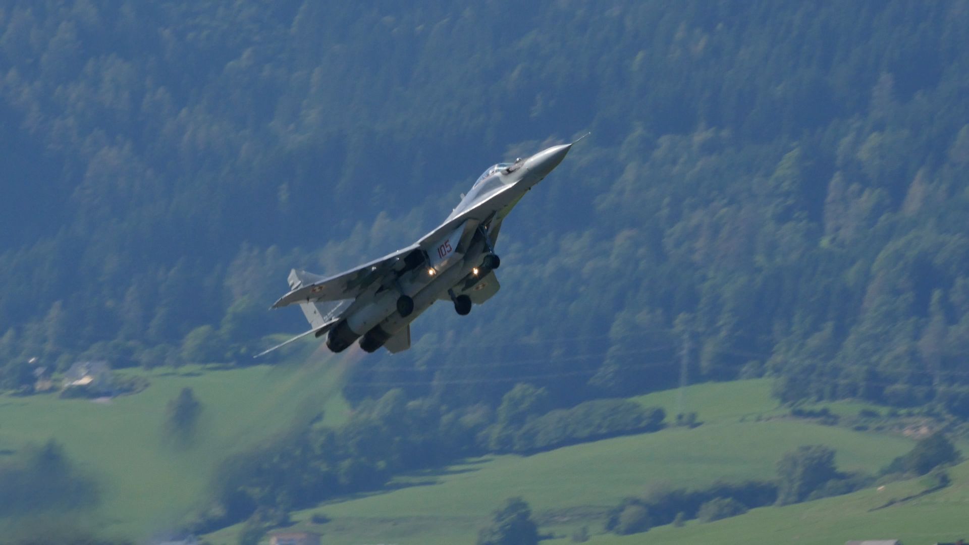 MiG-29 rozbił się na Ukrainie w obwodzie połtawskim — pilot przeżył