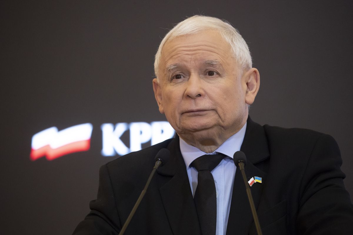 Na zdjęciu prezes PiS Jarosław Kaczyński