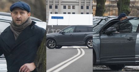 Borys Szyc łamie przepisy na mieście. Zaparkował na zakazie, aby następnie zawrócić na podwójnej ciągłej  (ZDJĘCIA)