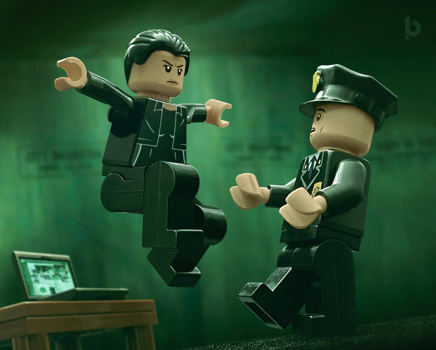 Świat filmu z klocków LEGO. Artysta odtworzył kultowe sceny przy użyciu figurek 19