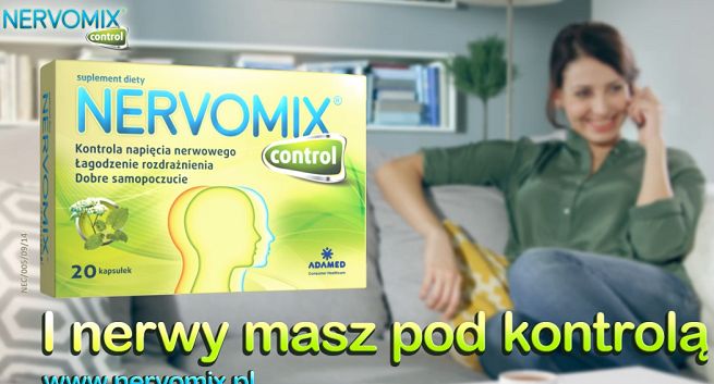 „I nerwy masz pod kontrolą” w reklamach Nervomixu Control (wideo)