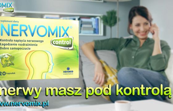 „I nerwy masz pod kontrolą” w reklamach Nervomixu Control (wideo)