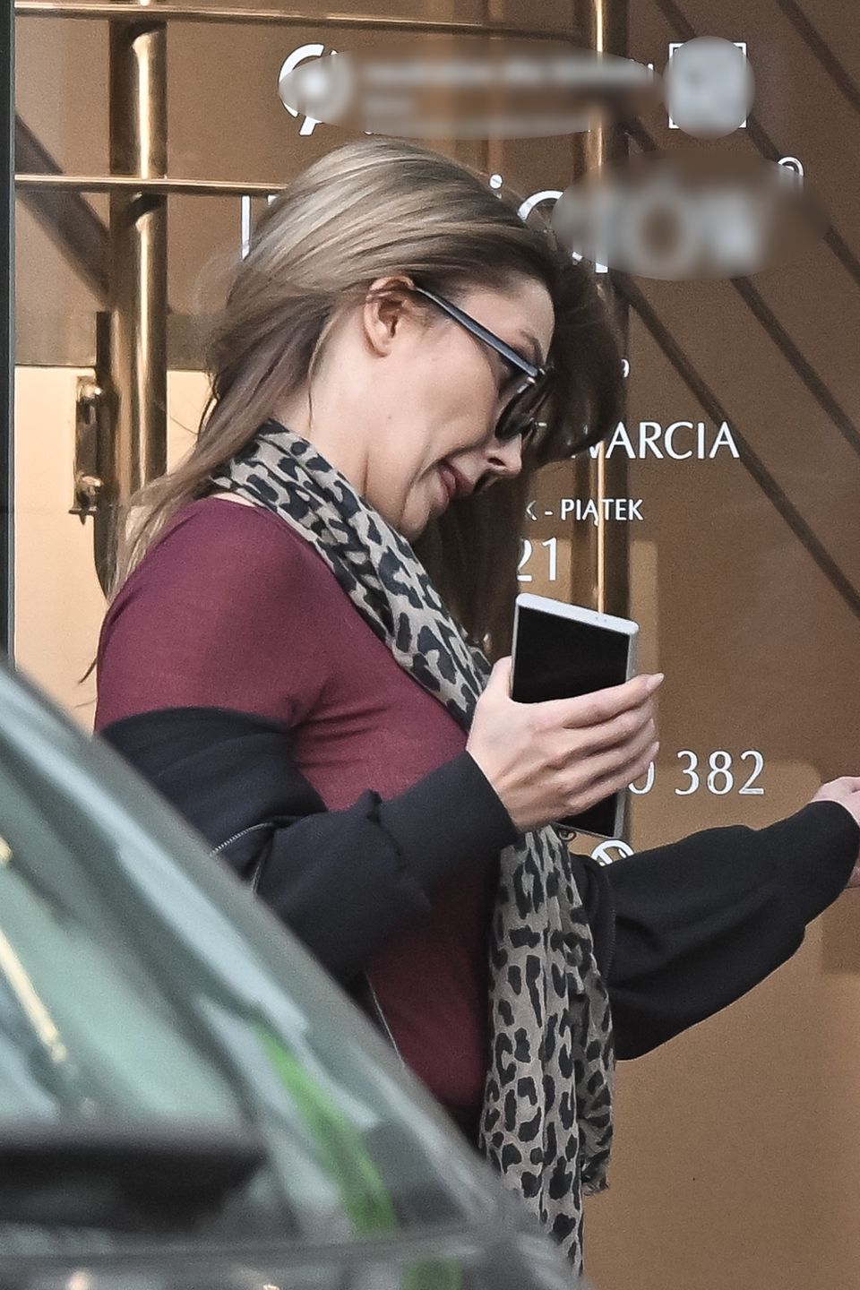 Naturalna Cleo "przyłapana" na mieście