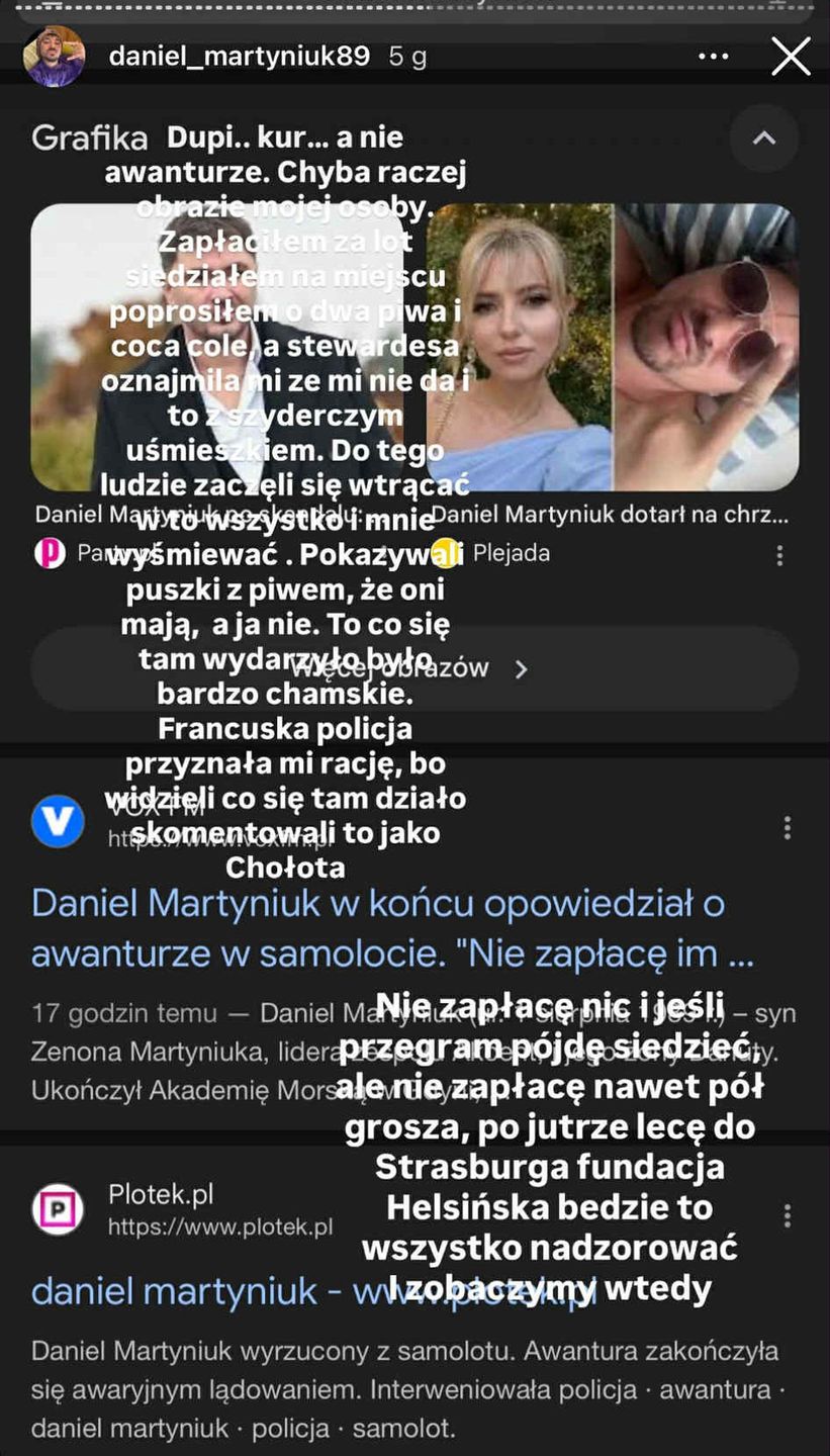 Wpis Daniela Martyniuka