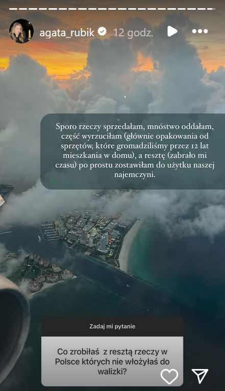 Agata Rubik zdradza, co zrobiła z dobytkiem z Polski