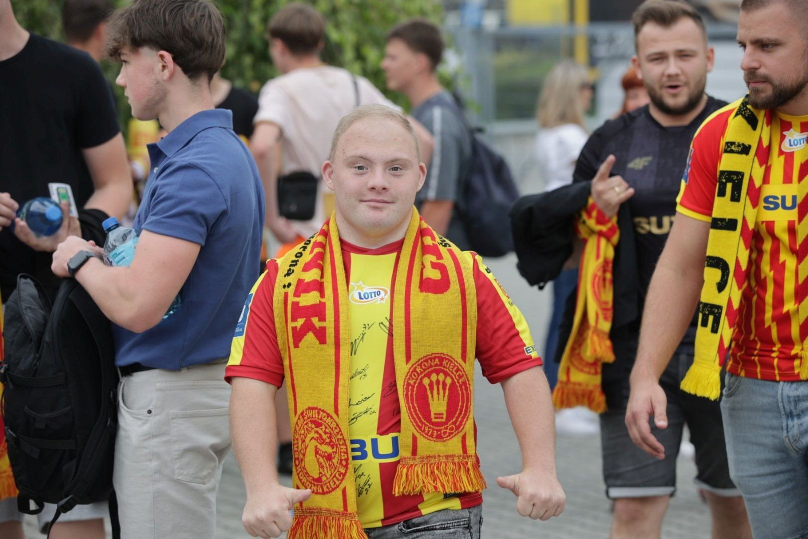 Kibice na meczu Korona Kielce - Radomiak Radom