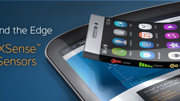 XSense - nowy, elastyczny czujnik dotyku Atmela 1