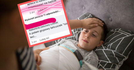 "Grypowy łańcuszek szczęścia". Zadał pytanie, rozpętał w sieci burzę