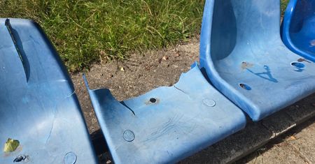 Kolejny akt wandalizmu na stadionie OSiR-u w Golubiu-Dobrzyniu