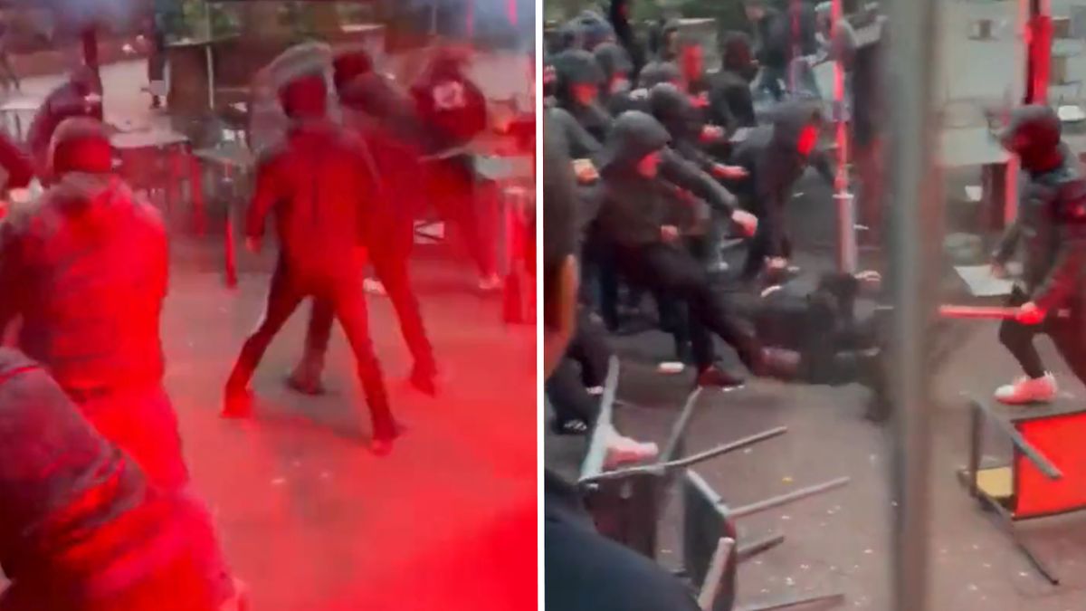 Starcie kibiców Realu Sociedad i Benfiki Lizbona