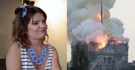 Marta Manowska o pożarze w Notre-Dame: "Może to czas, żeby Francja wróciła do Kościoła"