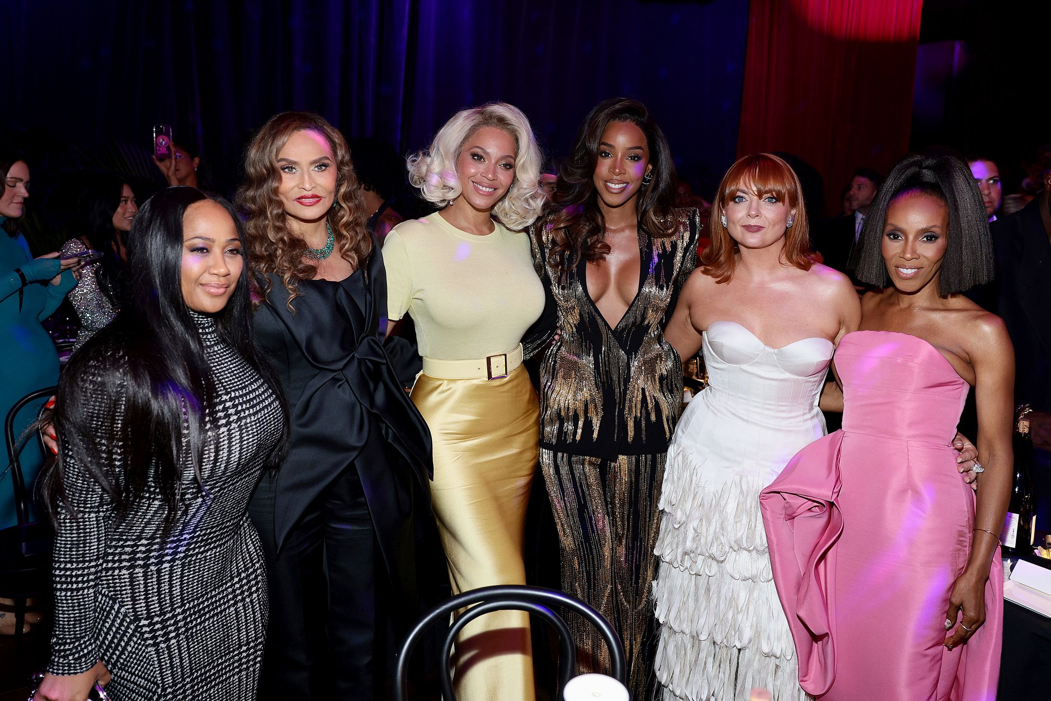 Angela Beyince, Tina Knowles, Beyoncé, Kelly Rowland, Samantha Barry