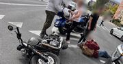 Warszawa: Zderzenie motocyklisty z autem  na Ochocie