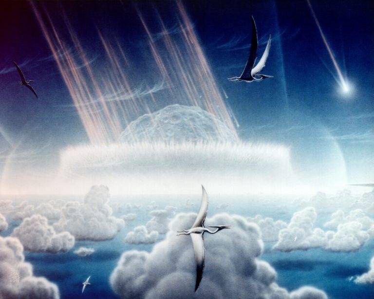 Główna przyczyna wymierania kredowego wydaje się być oczywista: uderzenie w Ziemię kosmicznego obiektu w postaci asteroidy lub komety.