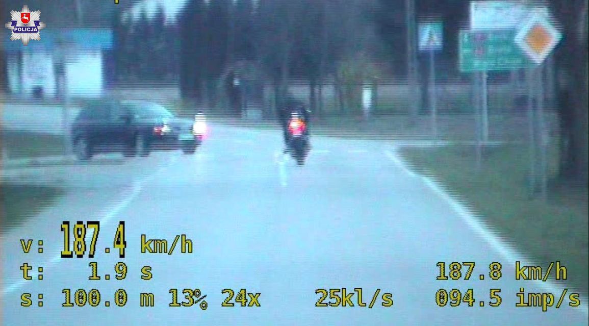 Jechał 180 km/h w zabudowanym, bo "nie widział informacji o kontroli"