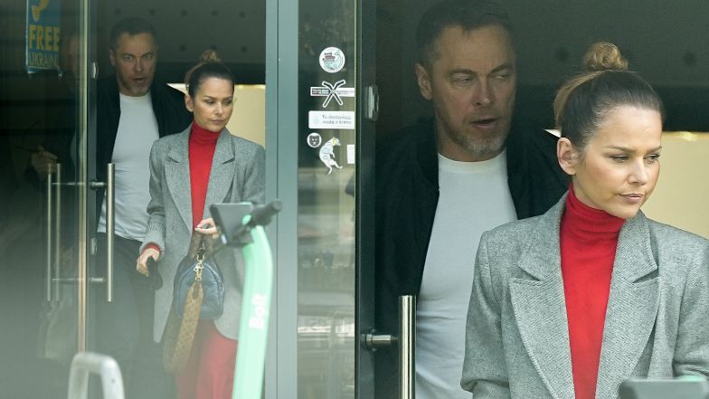 Paparazzi "przyłapali" Paulinę Sykut-Jeżynę z mężem