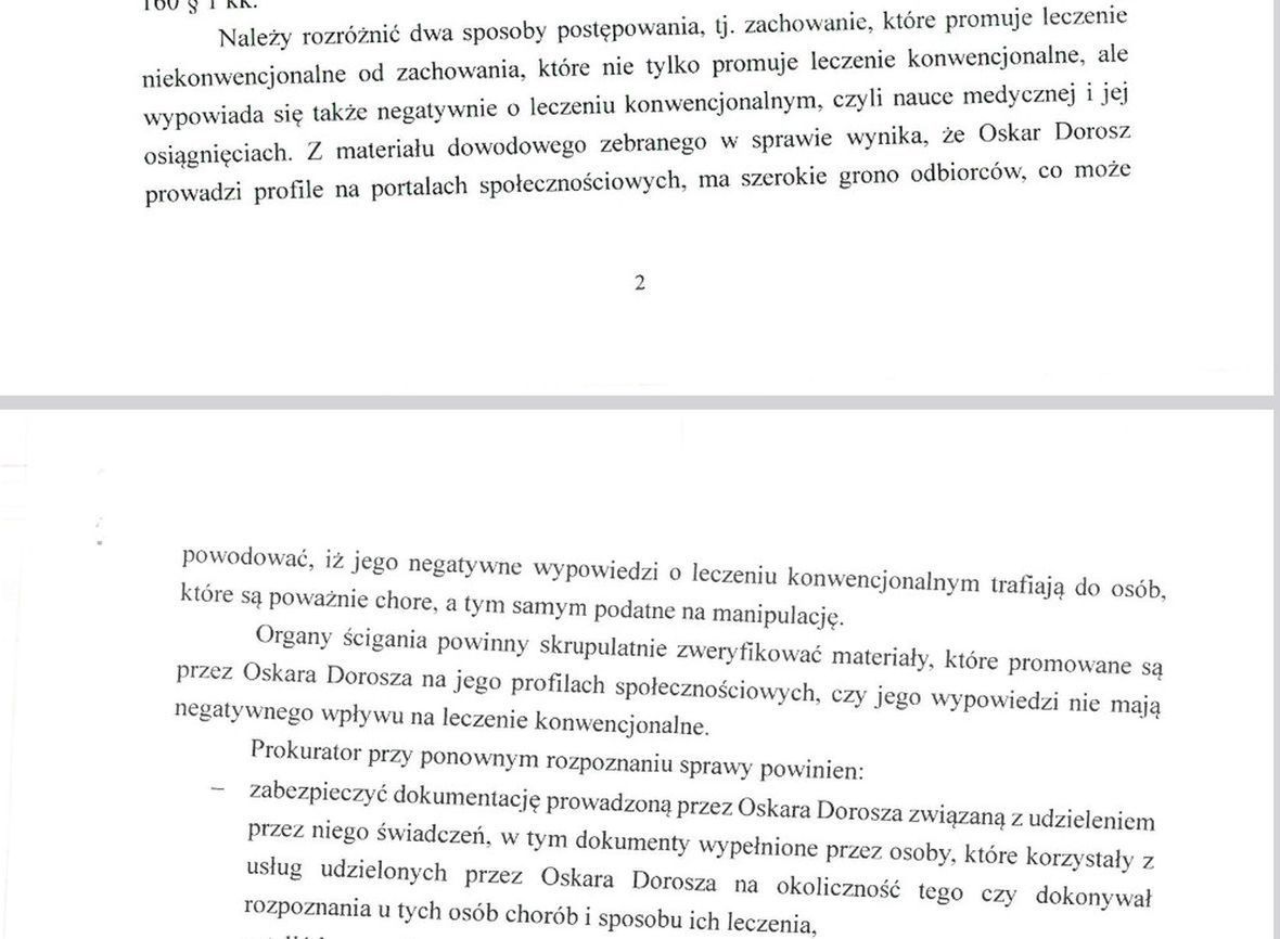 Sąd wytknął prokuraturze błędy