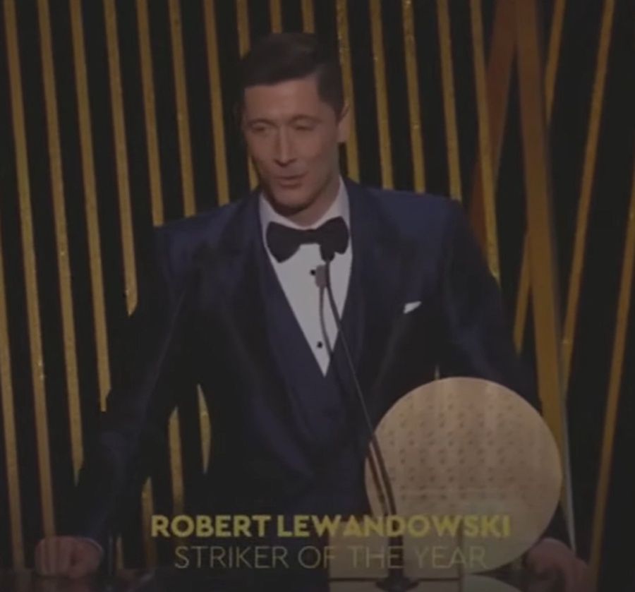 Anna Lewandowska na gali Złota Piłka 2021 