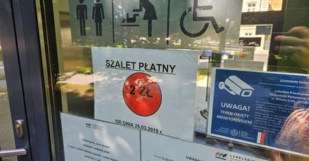 Wyższe opłaty za miejskie szalety w Lublinie od stycznia 2025 roku