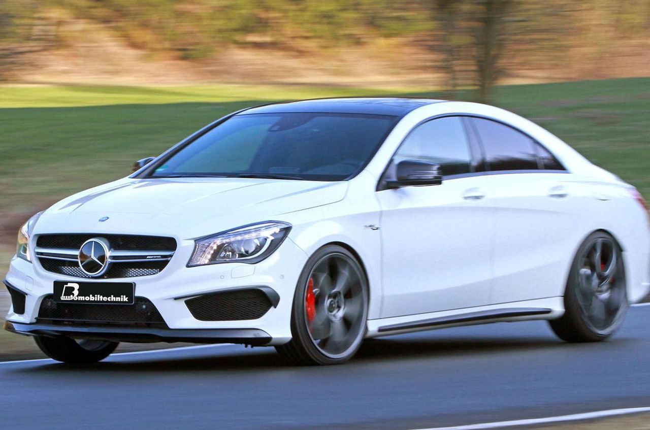 Trzy stopnie wzmocnienia Mercedesa CLA 45 AMG