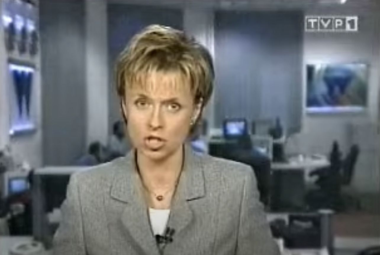 Jolanta Pieńkowska lata temu prowadziła "Wiadomości" w TVP