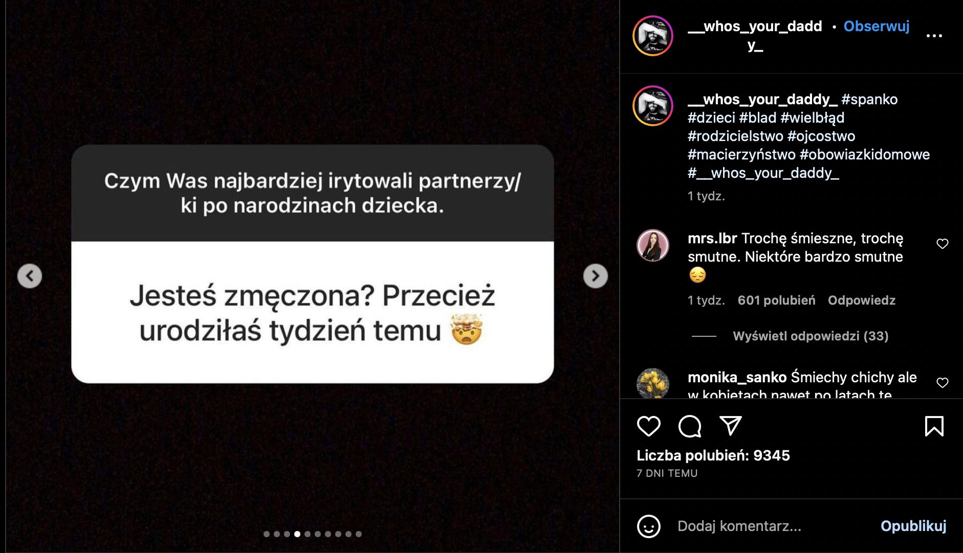 Post na profilu "__whos_your_daddy_"