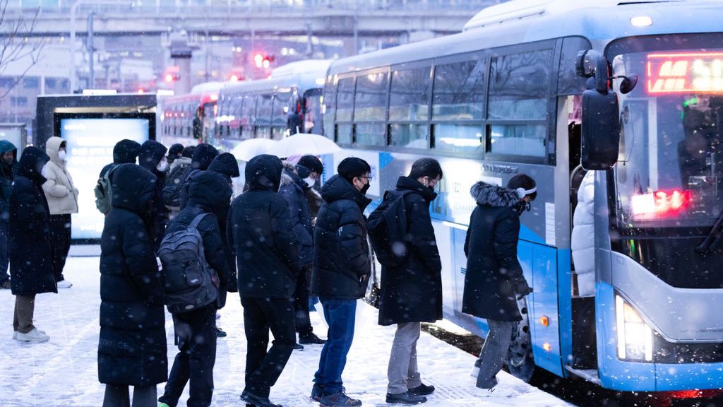W Korei Płd.  odnotowano ostatnio kilka najchłodniejszych dni tej zimy, a w Seulu temperatura spadła do minus 19 stopni C