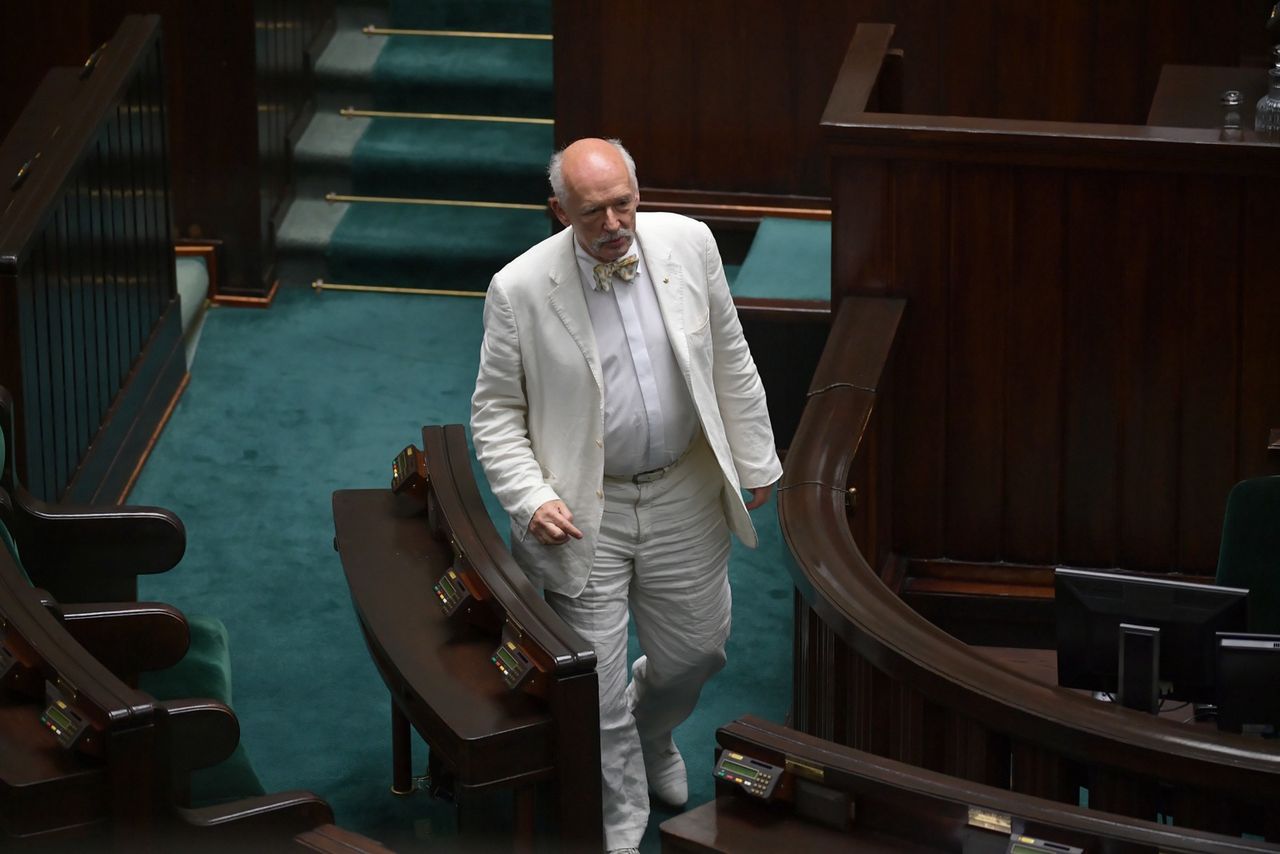 Janusz Korwin-Mikke: kobiety nadają się tylko do haremu. Komisja etyki zajmie się  wypowiedzią posła Konfederacji