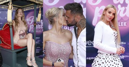 Gwiazdy celebrują nasze 19. urodziny na 3. edycji Pudelek Pink Party: całuśni Trybsonowie, Marianna Schreiber, Caroline Derpienski w lektyce