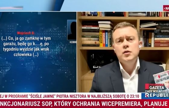 Funkcjonariusz SOP chciał zabić dziennikarz Republiki? Stacja ma nagranie