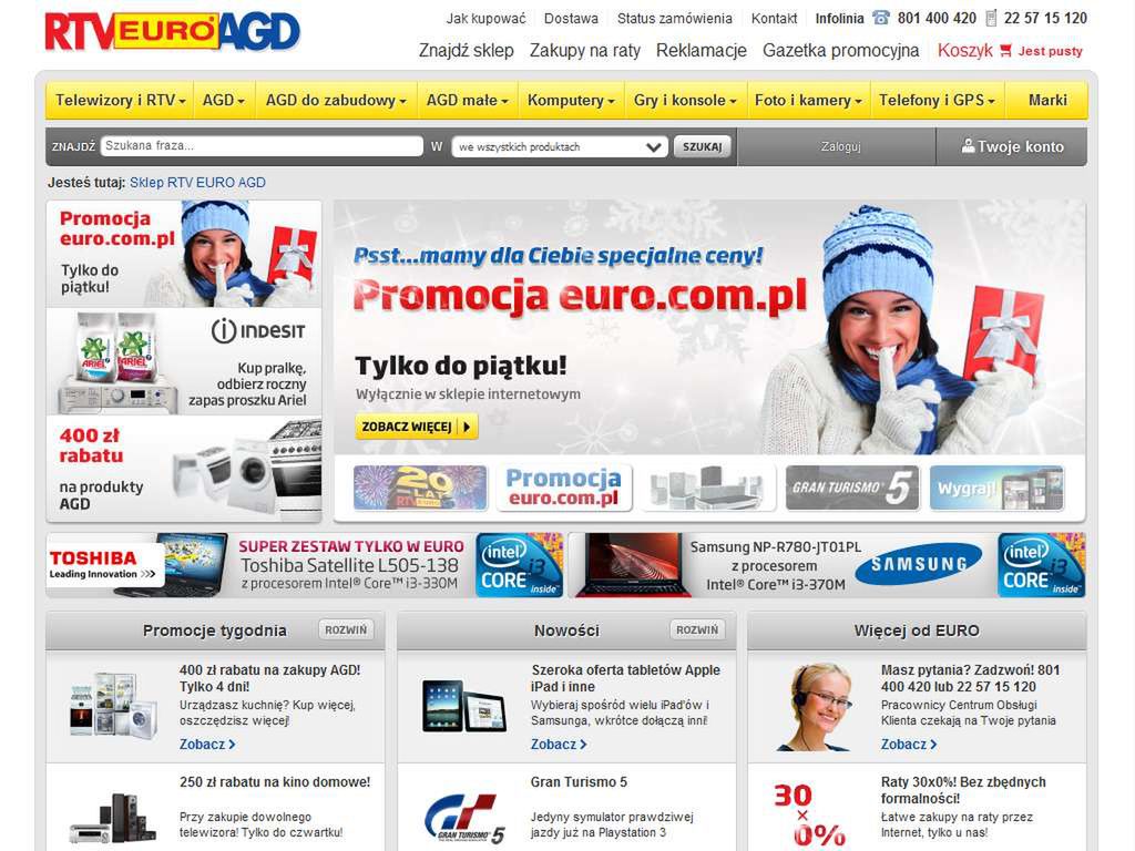 Najlepsze sklepy z elektroniką w polskiej Sieci [TOP 10] 4