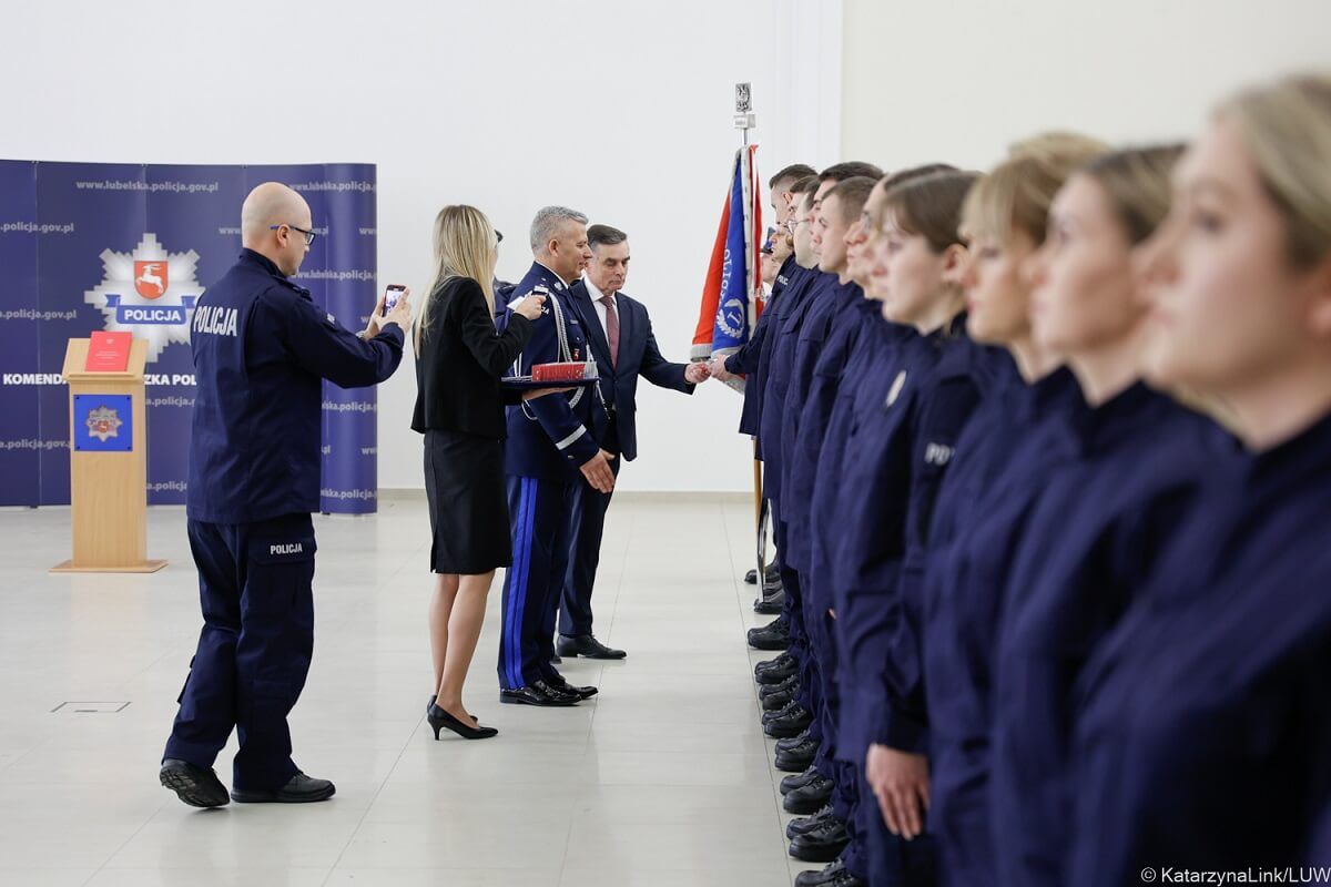 ślubowanie nowych policjantów lublin styczeń 2023