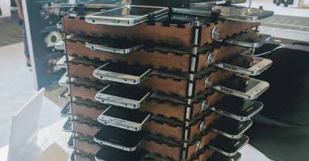 Kopalnia bitcoinów ze smartfonów Galaxy S5 - zaskakujące, jak potężna